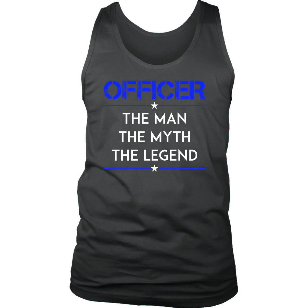 Officer, The Man, The Myth, The Legend Tank Top - Image 7