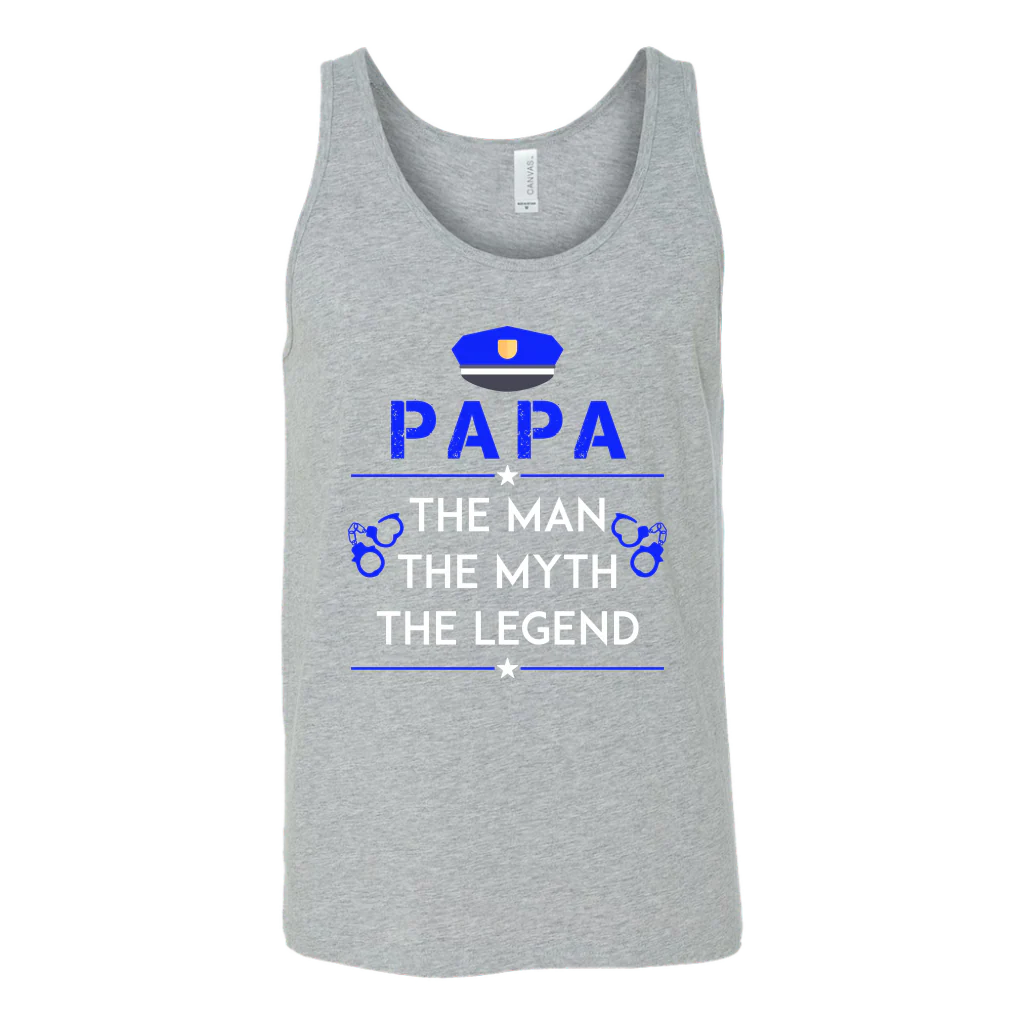 Papa, The Man, The Myth, The Legend Tank Top - Image 3