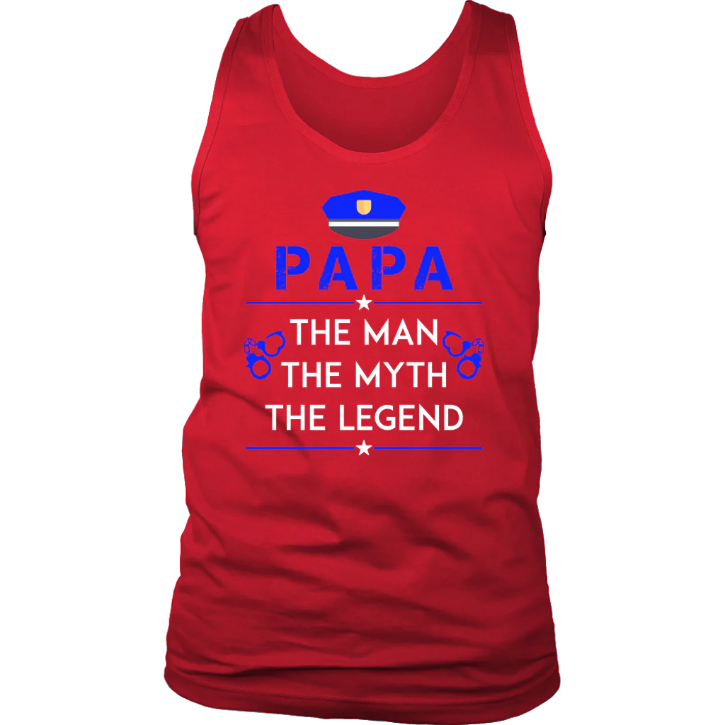 Papa, The Man, The Myth, The Legend Tank Top - Image 5