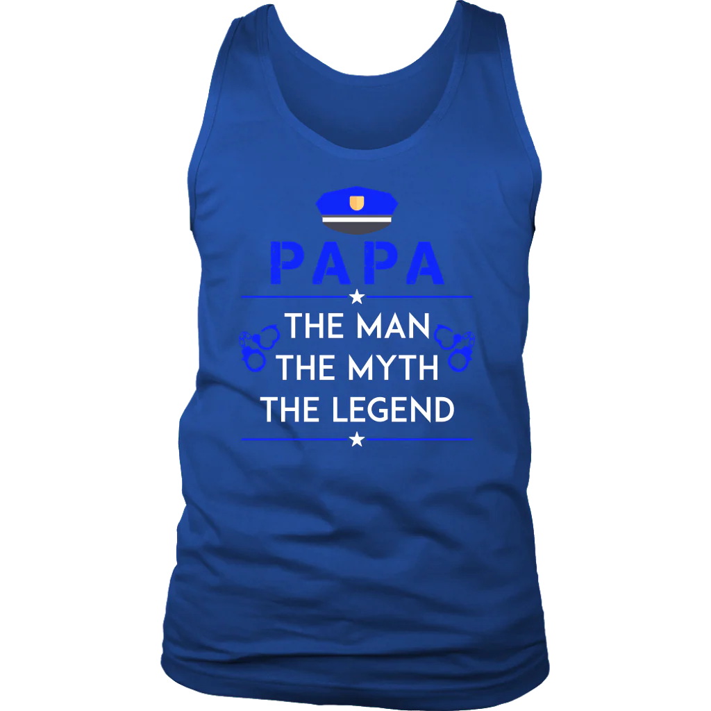 Papa, The Man, The Myth, The Legend Tank Top - Image 6