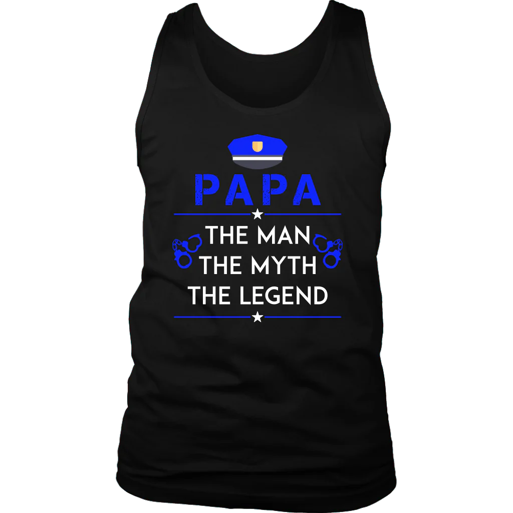 Papa, The Man, The Myth, The Legend Tank Top - Image 7