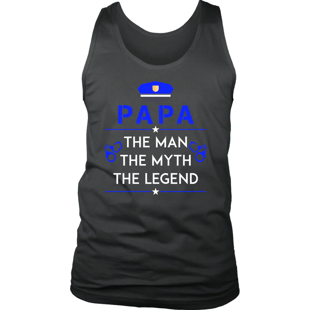 Papa, The Man, The Myth, The Legend Tank Top - Image 8