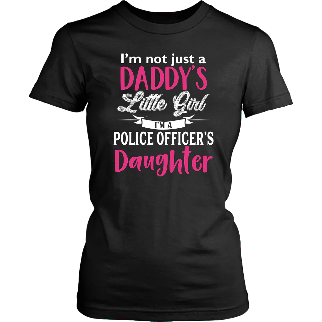 Police Daughter - Not Just Daddy's Little Girl Shirts and Hoodies - Image 11
