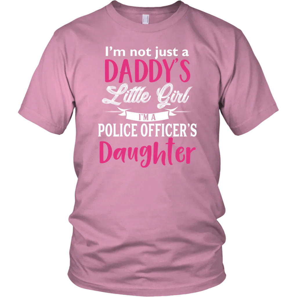 Police Daughter - Not Just Daddy's Little Girl Shirts and Hoodies - Image 4