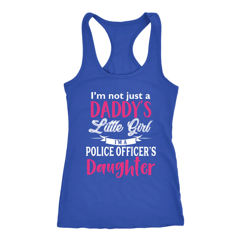Police Daughter - Not Just Daddy's Little Girl Tank Tops - Image 3