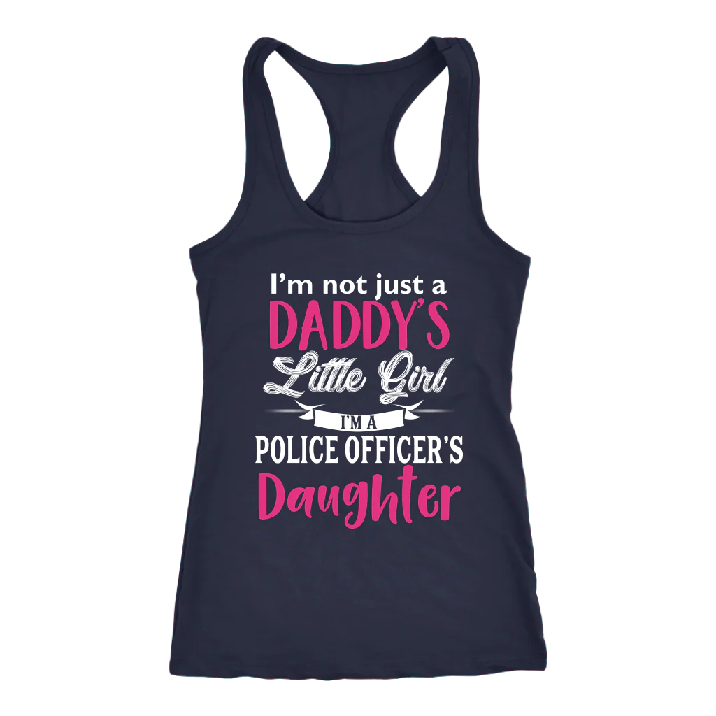 Police Daughter - Not Just Daddy's Little Girl Tank Tops - Image 4