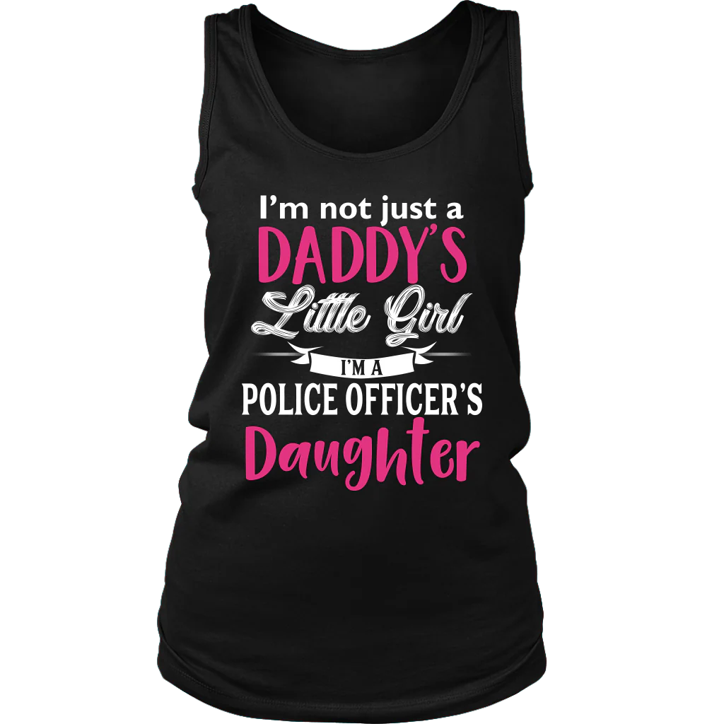 Police Daughter - Not Just Daddy's Little Girl Tank Tops - Image 8