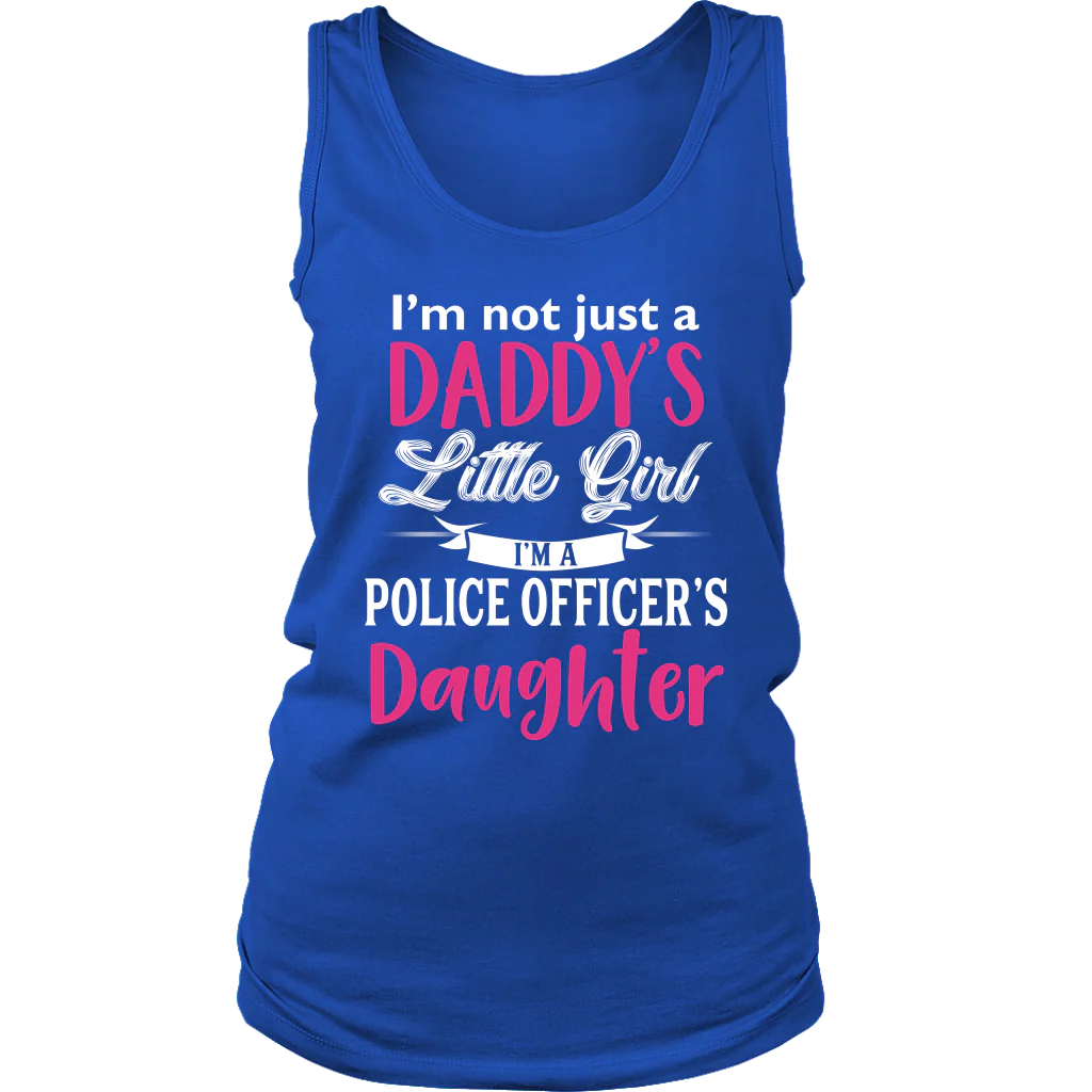 Police Daughter - Not Just Daddy's Little Girl Tank Tops - Image 9