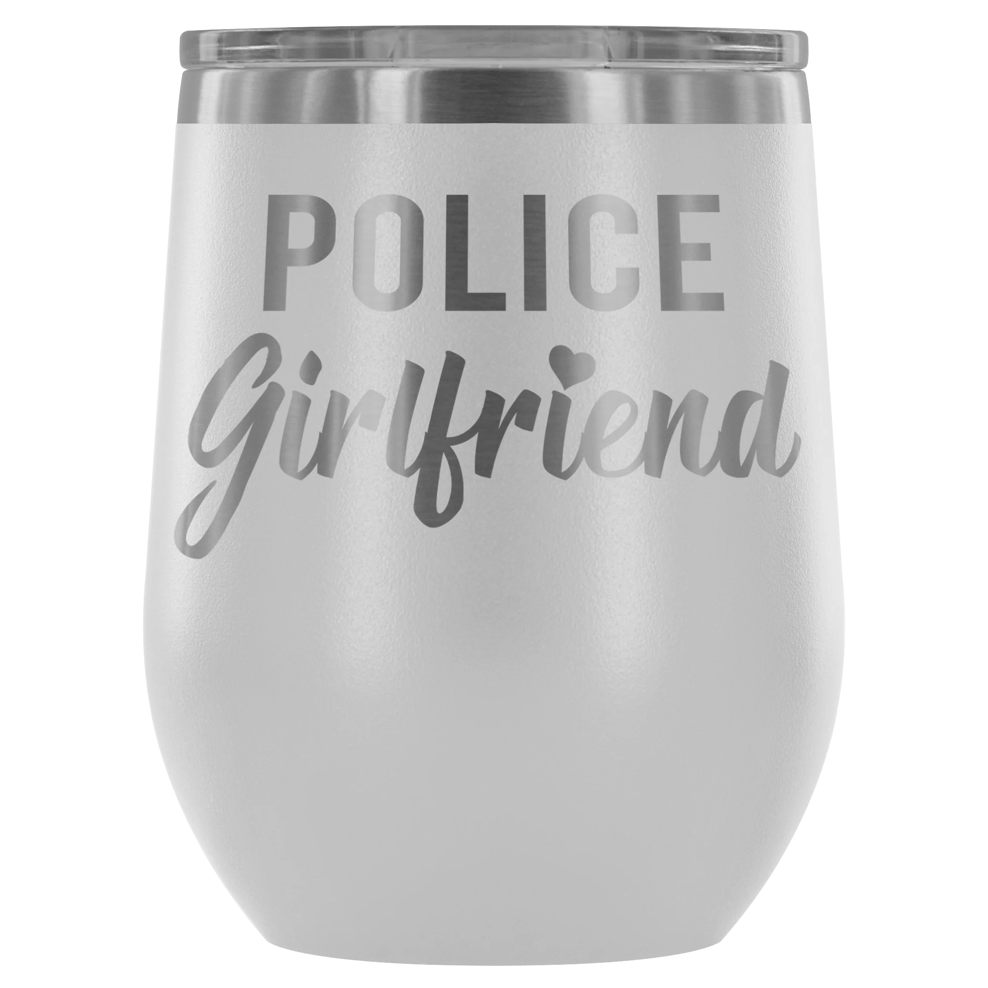 Police Girlfriend Wine Tumbler - Image 10