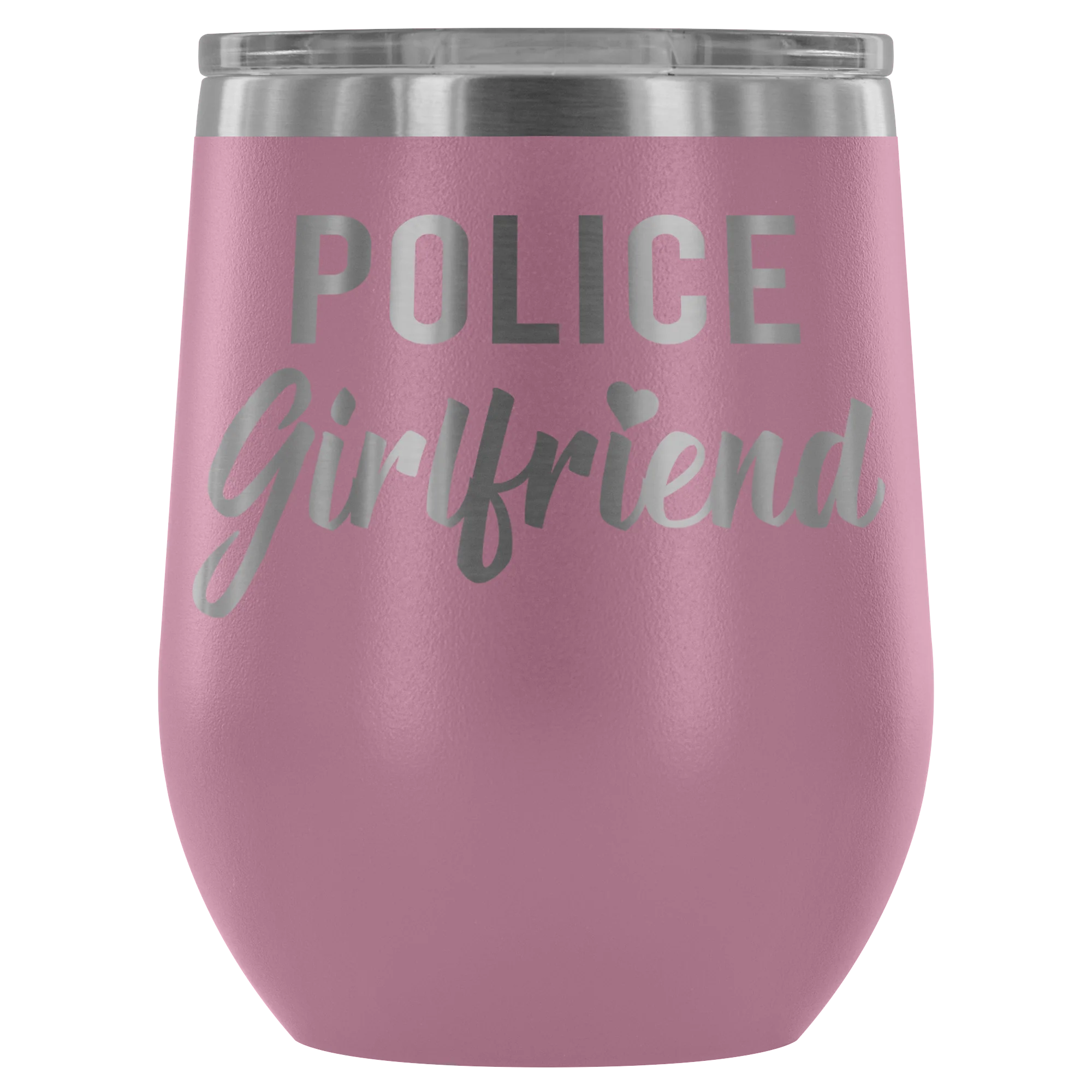 Police Girlfriend Wine Tumbler - Image 4