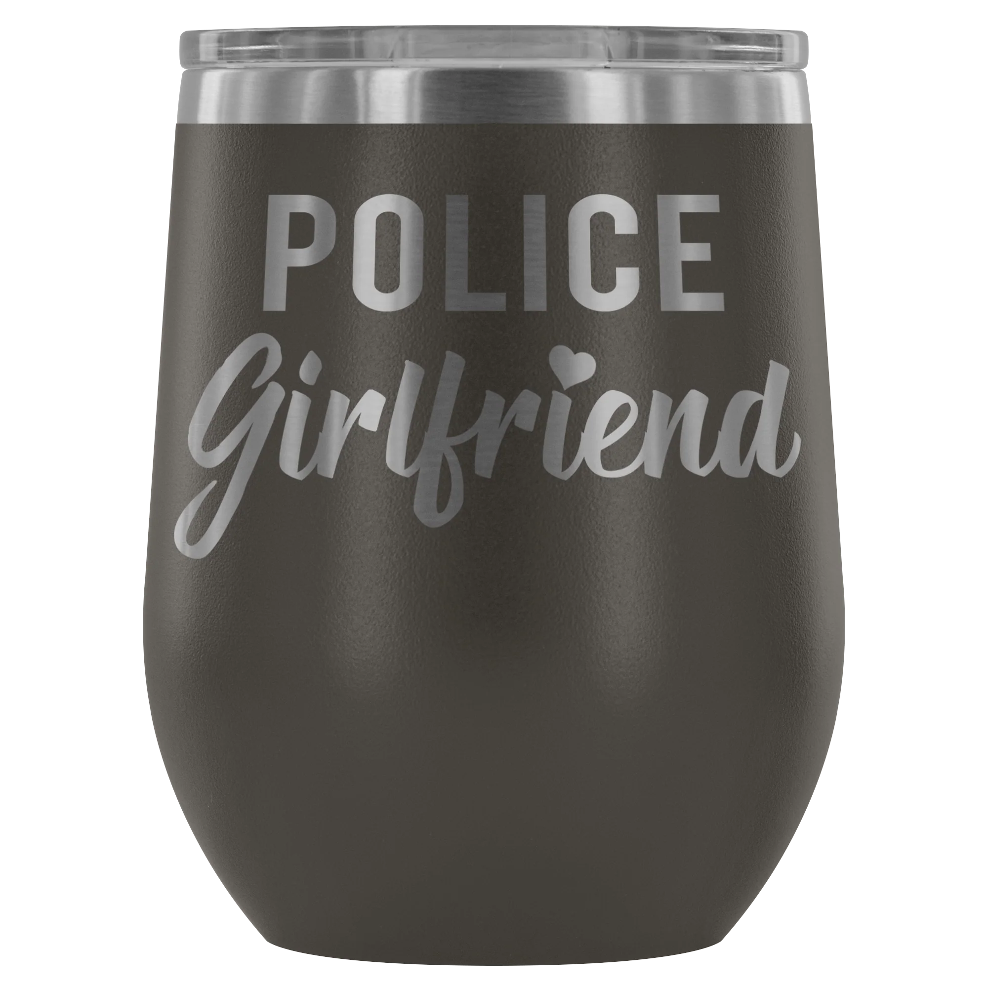 Police Girlfriend Wine Tumbler - Image 6