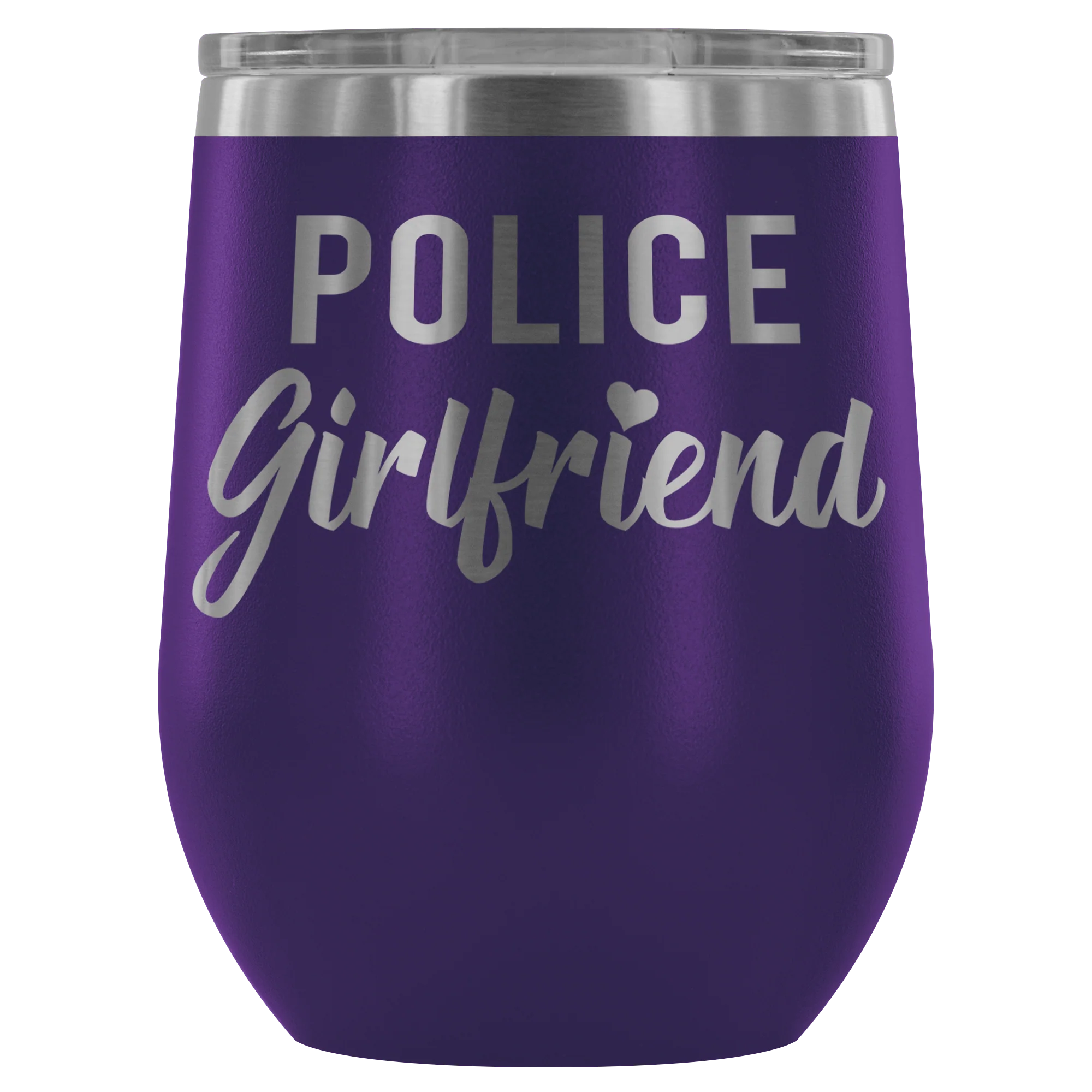 Police Girlfriend Wine Tumbler - Image 8