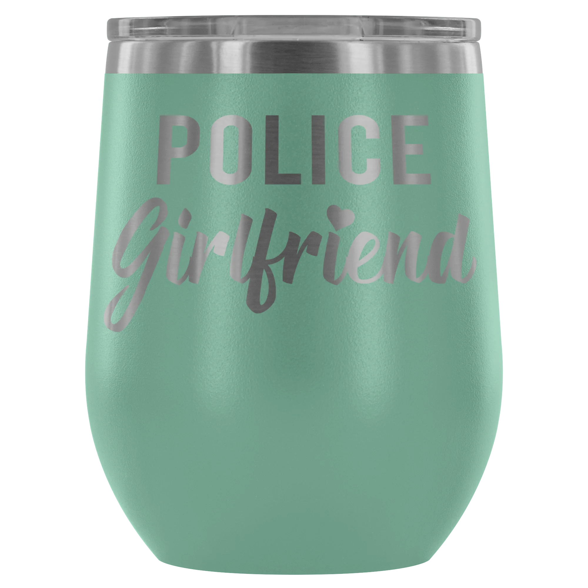 Police Girlfriend Wine Tumbler - Image 9