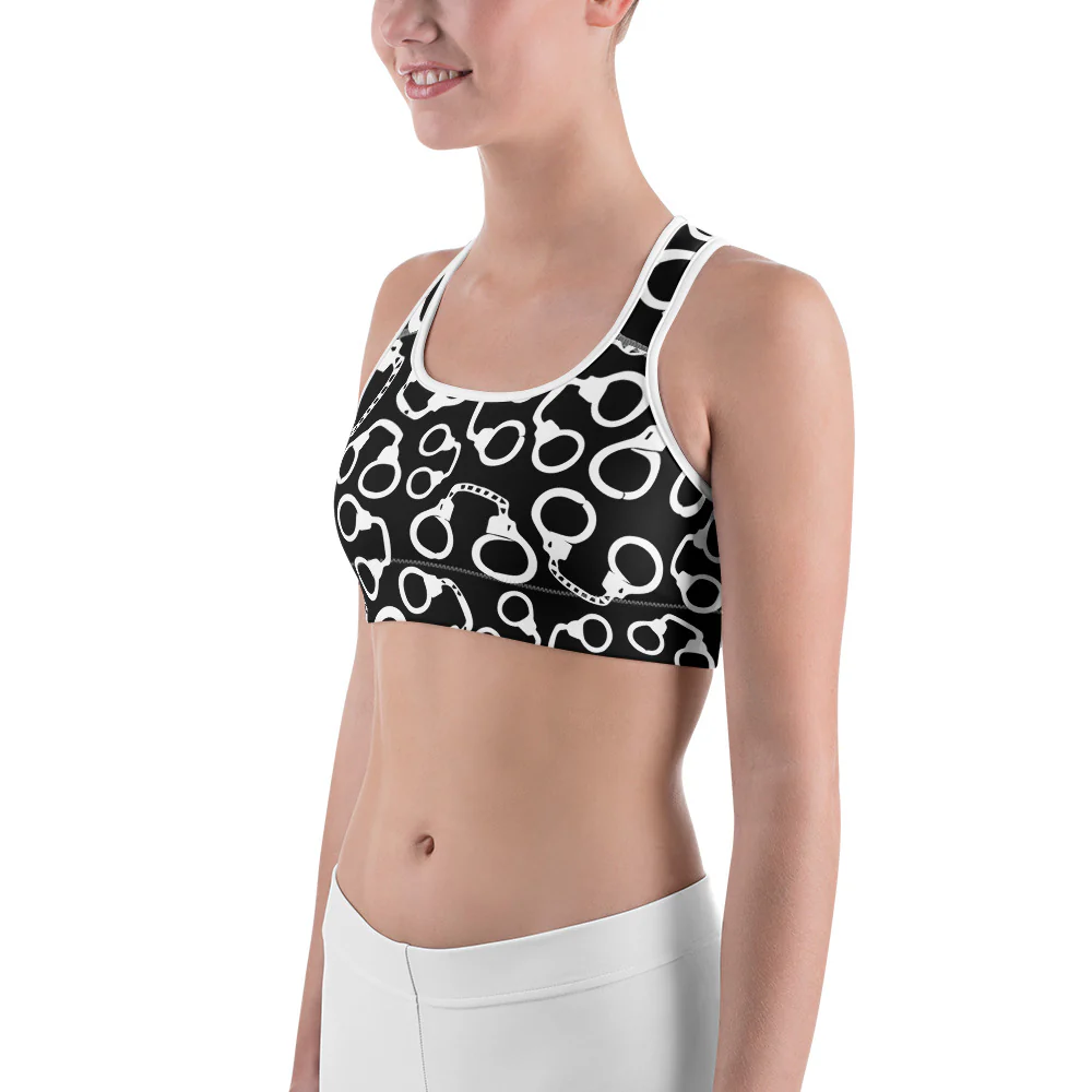 Police Handcuff Sports bra - Image 3