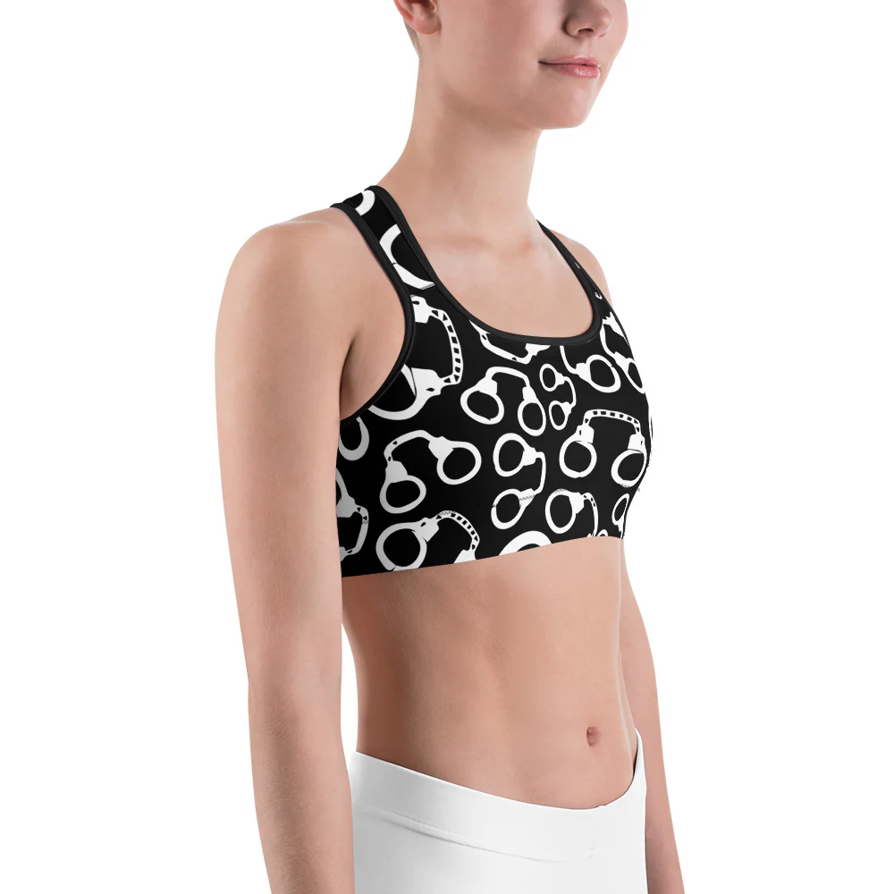 Police Handcuff Sports bra - Image 7