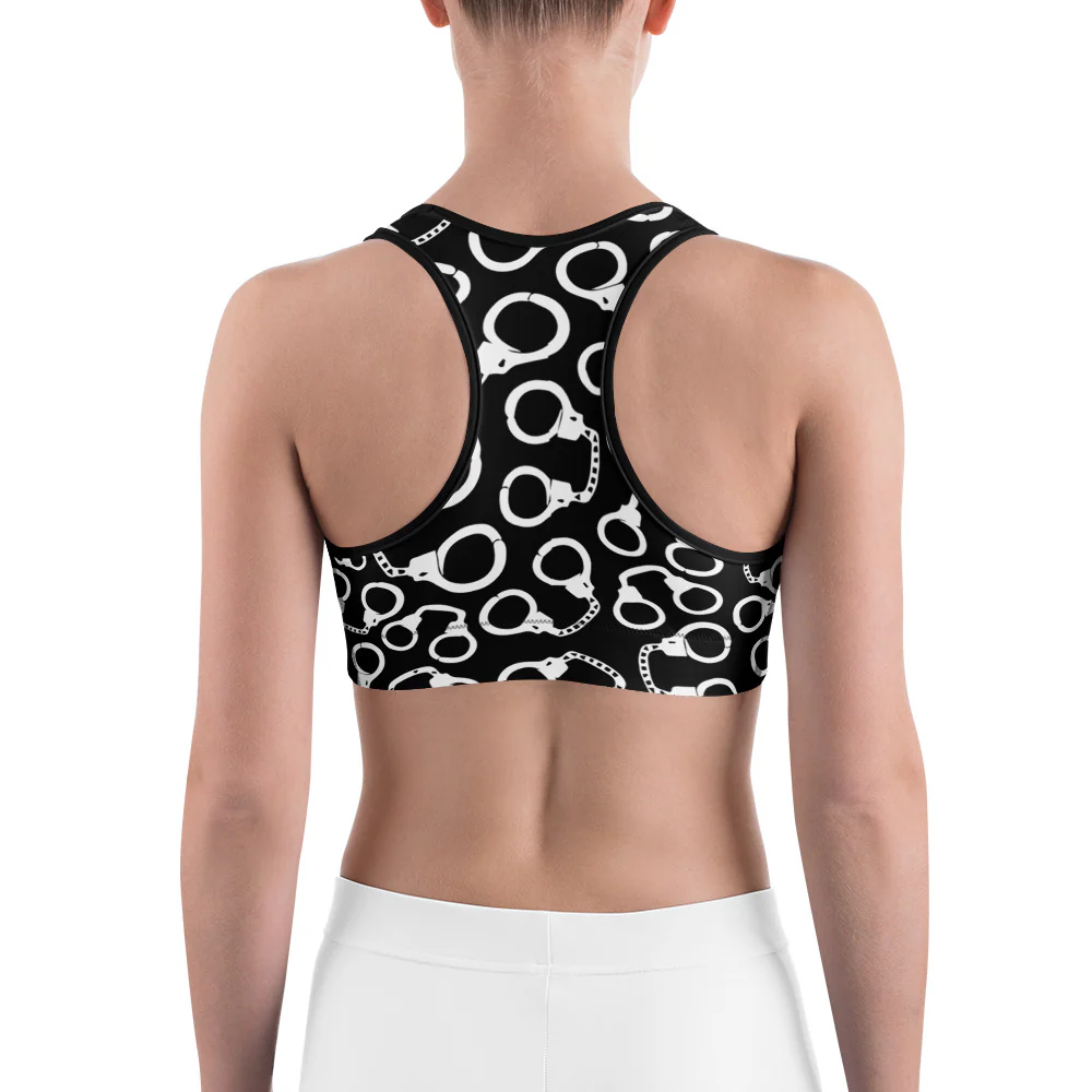 Police Handcuff Sports bra - Image 8