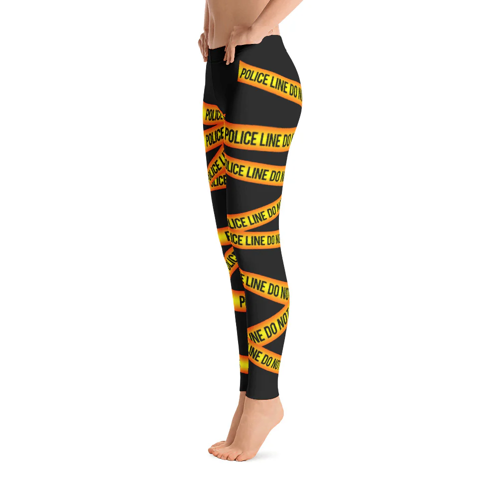 Police Line Do Not Cross Leggings - Image 3