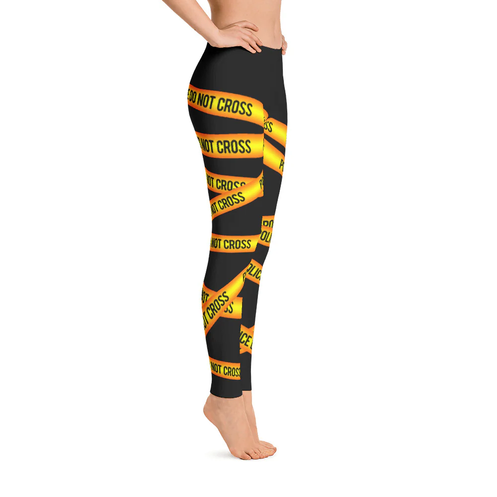 Police Line Do Not Cross Leggings - Image 4