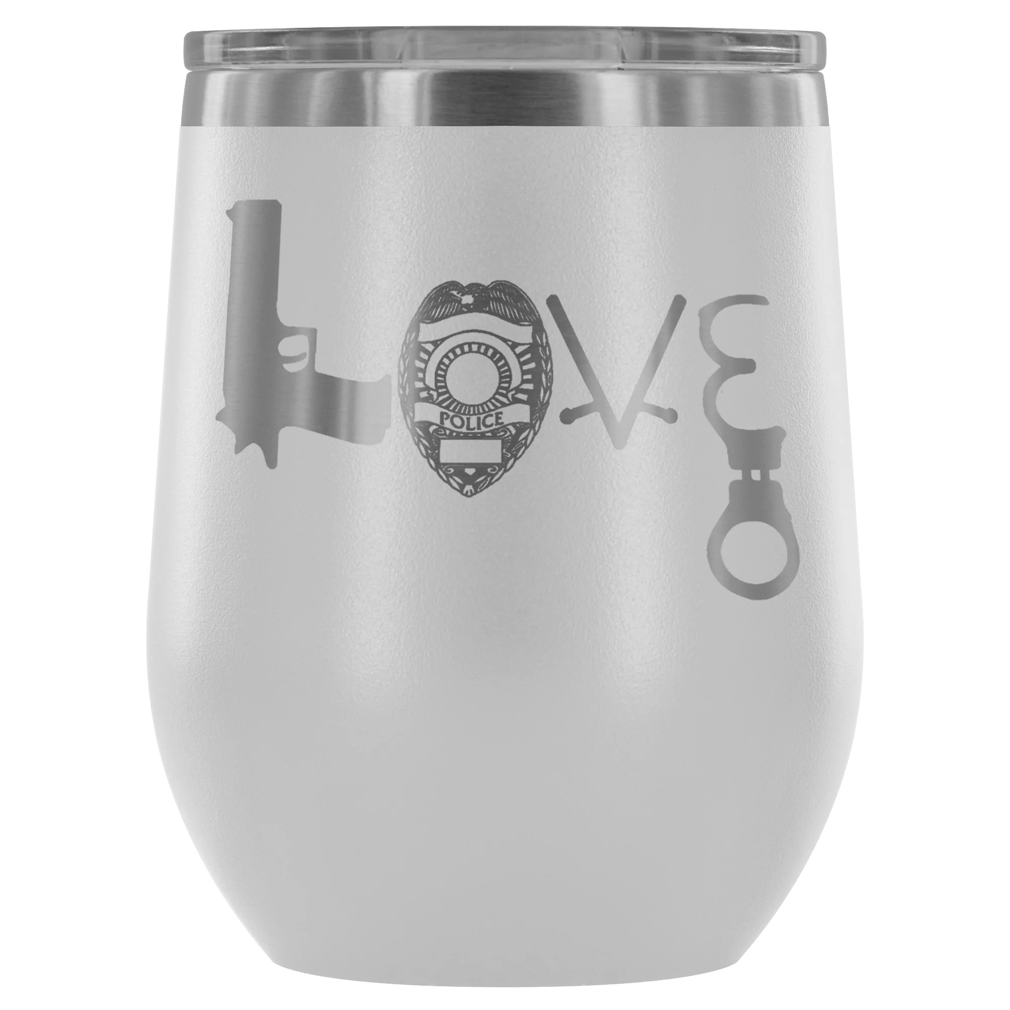 Police Love Wine Tumbler - Image 11