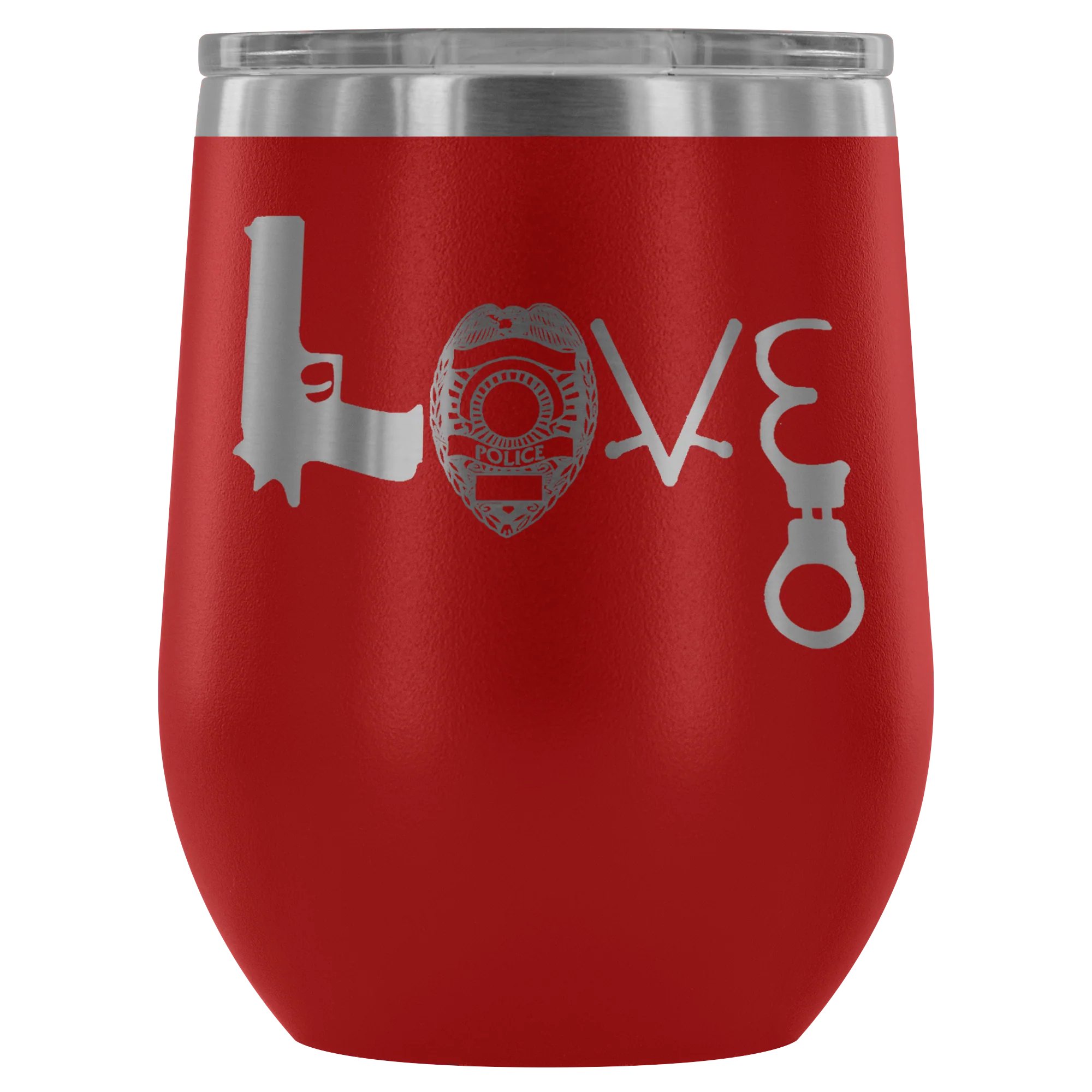 Police Love Wine Tumbler - Image 12