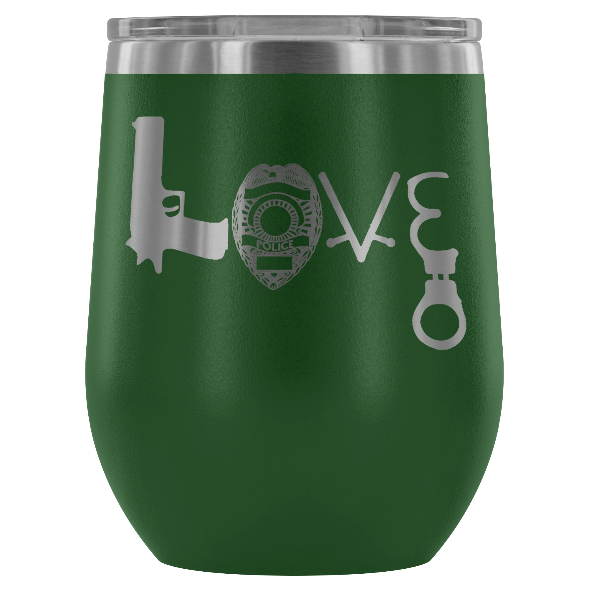 Police Love Wine Tumbler - Image 3