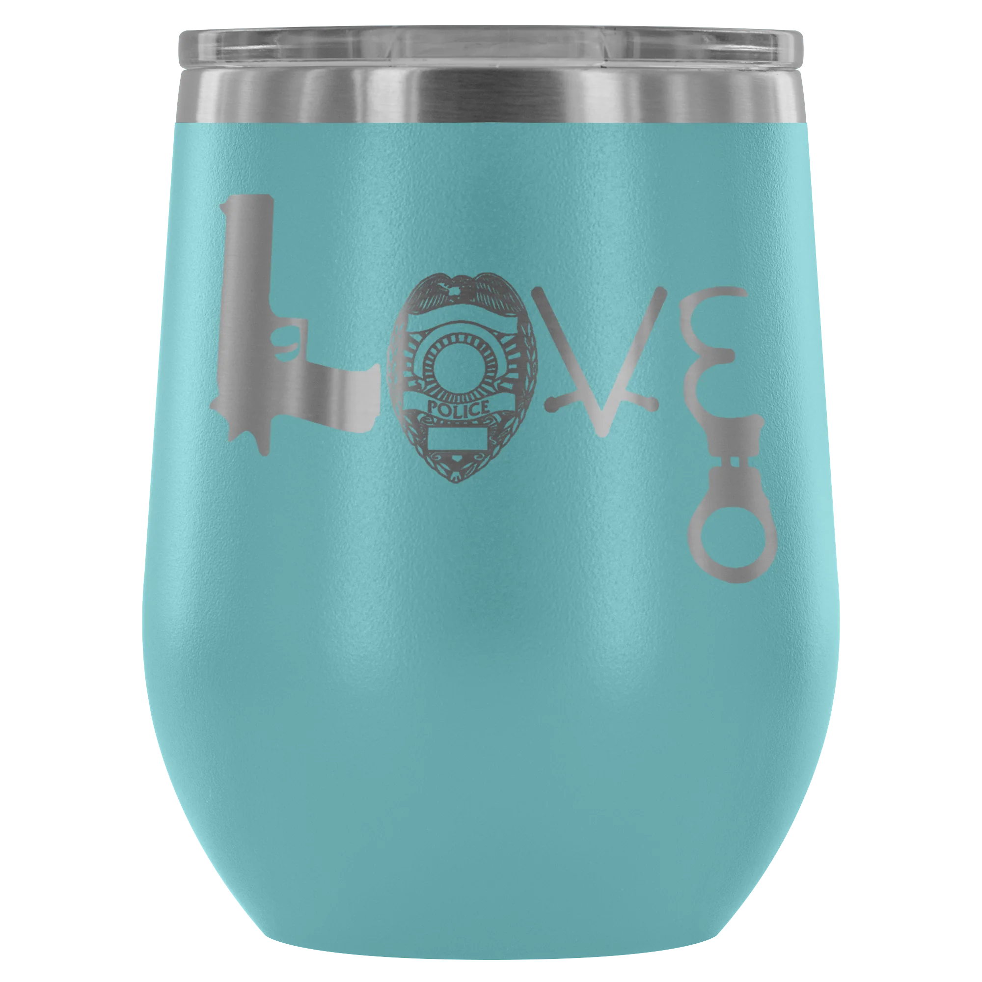 Police Love Wine Tumbler - Image 4