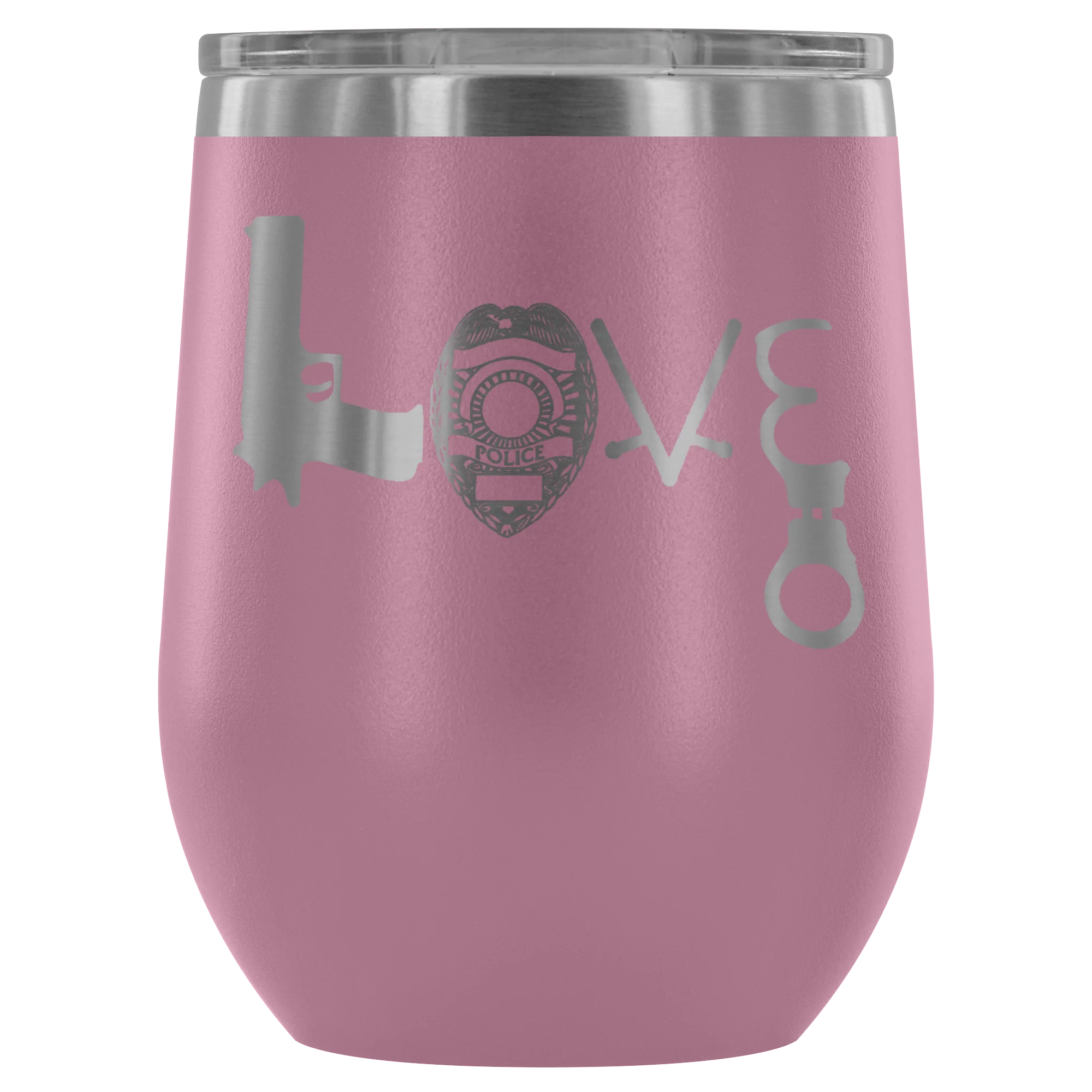 Police Love Wine Tumbler - Image 5