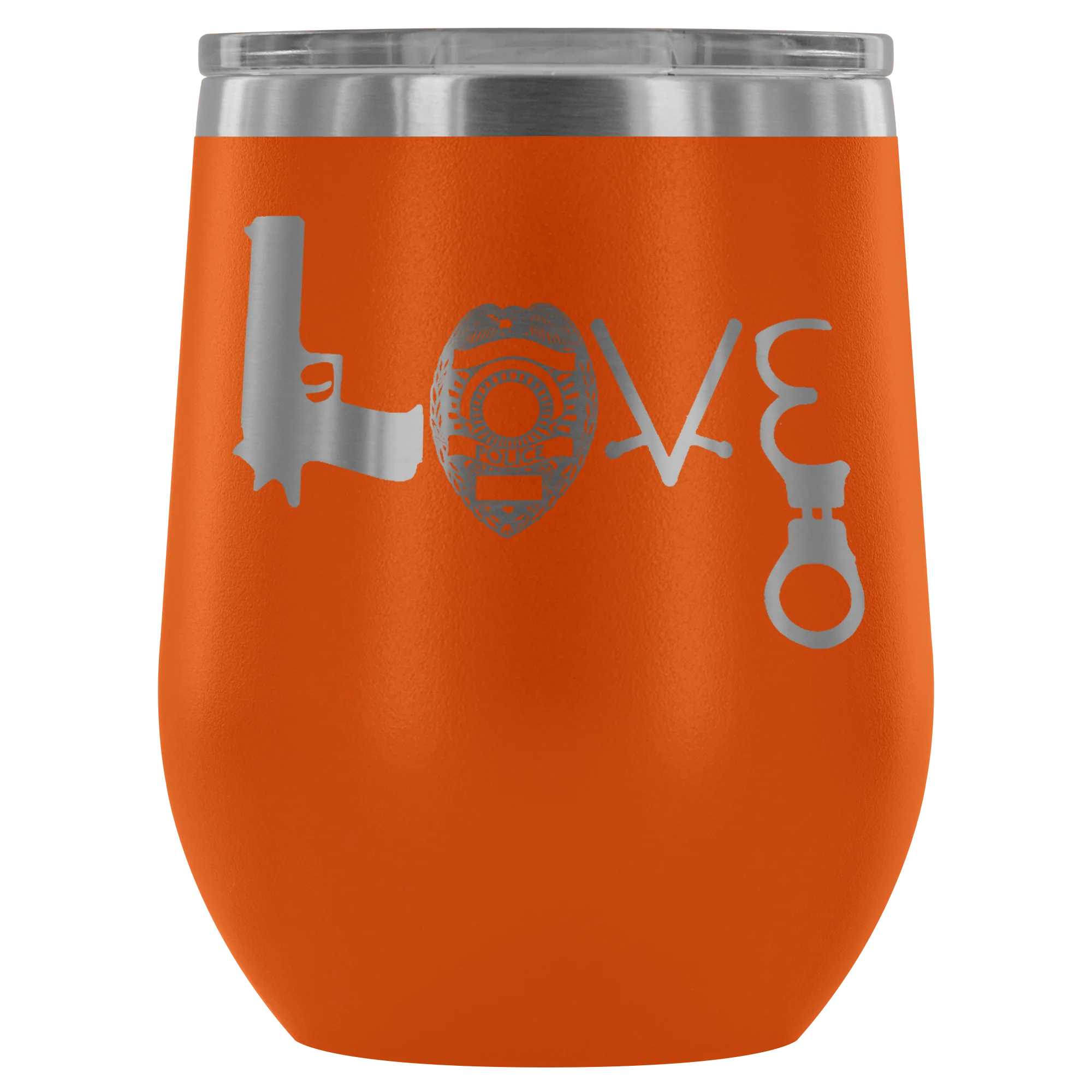 Police Love Wine Tumbler - Image 6