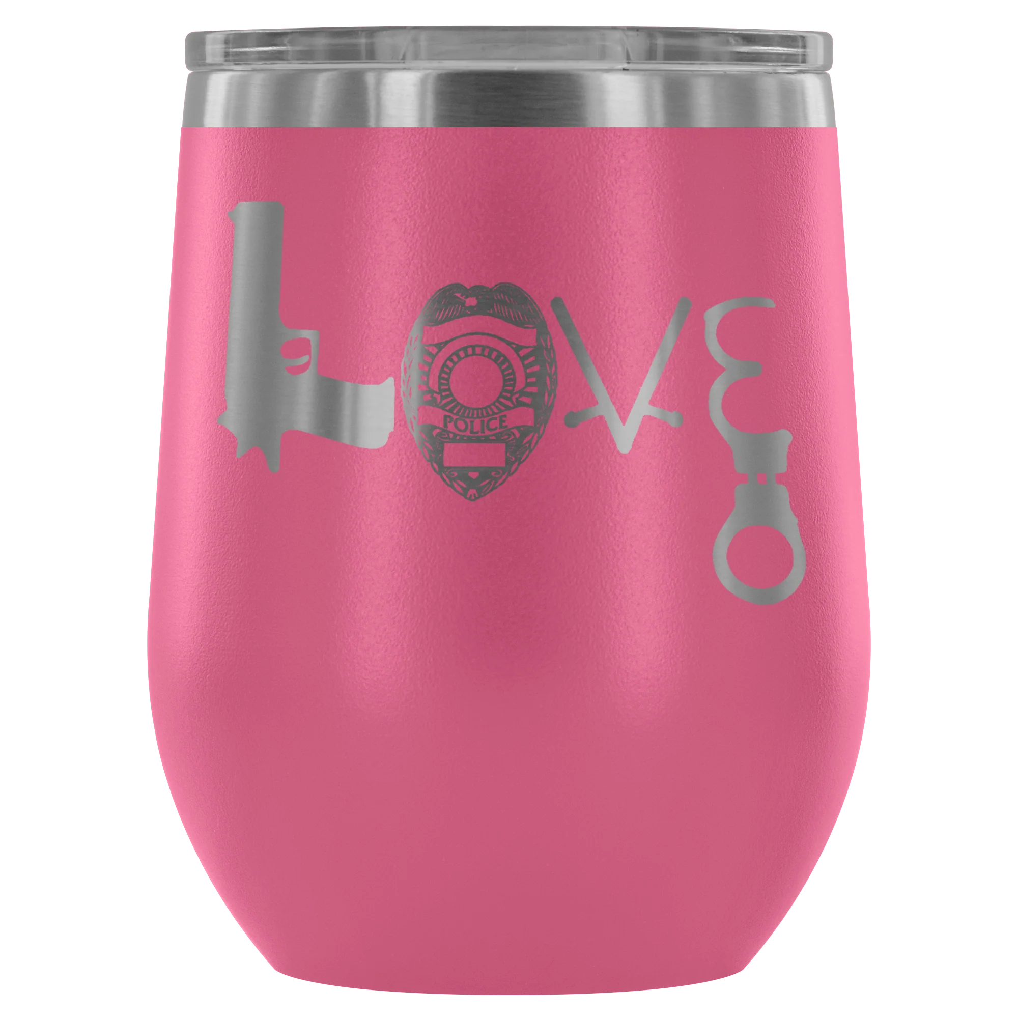 Police Love Wine Tumbler - Image 8