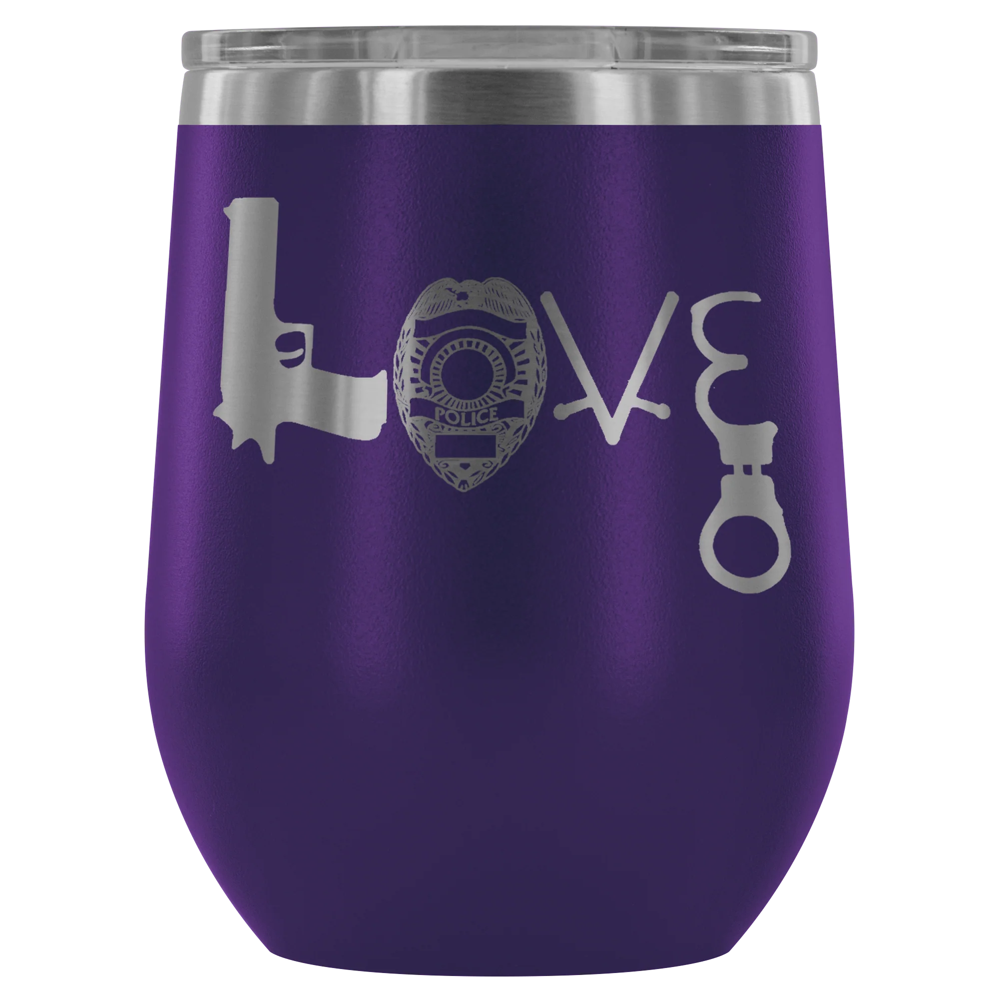Police Love Wine Tumbler - Image 9