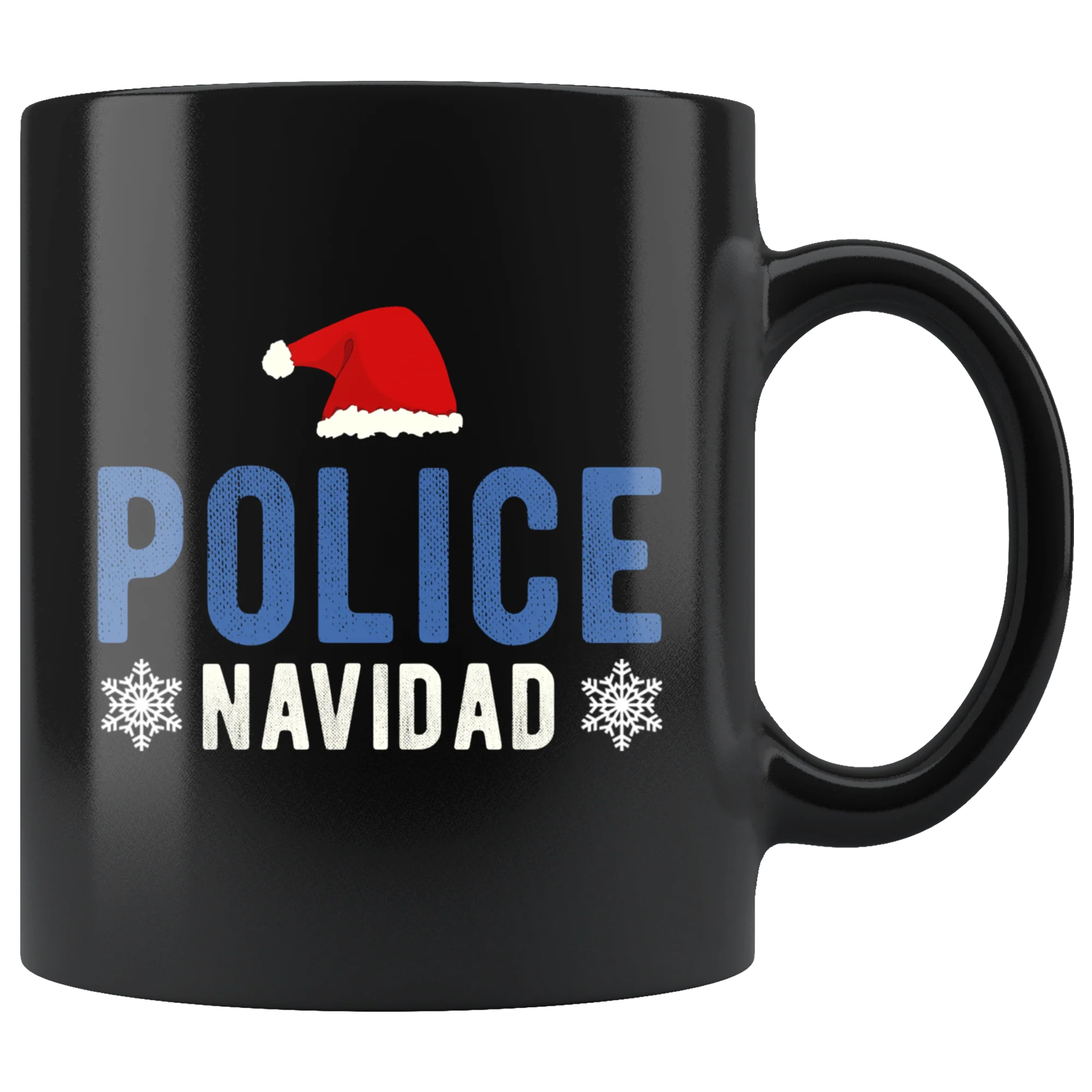 Police Navidad Christmas Mug