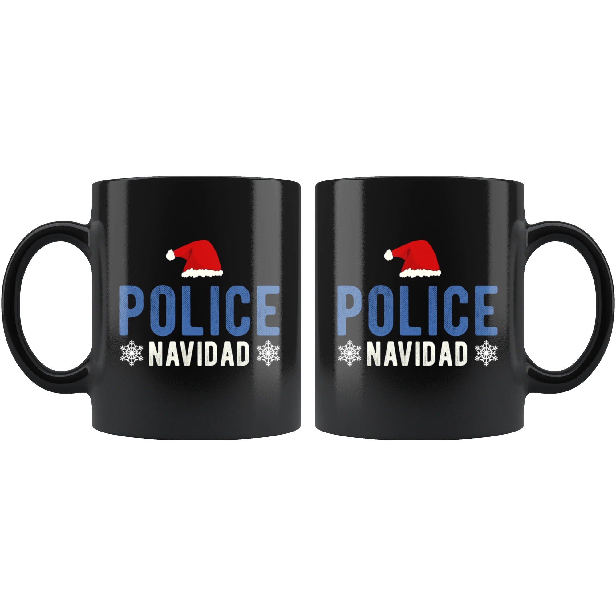 Police Navidad Christmas Mug - Image 2