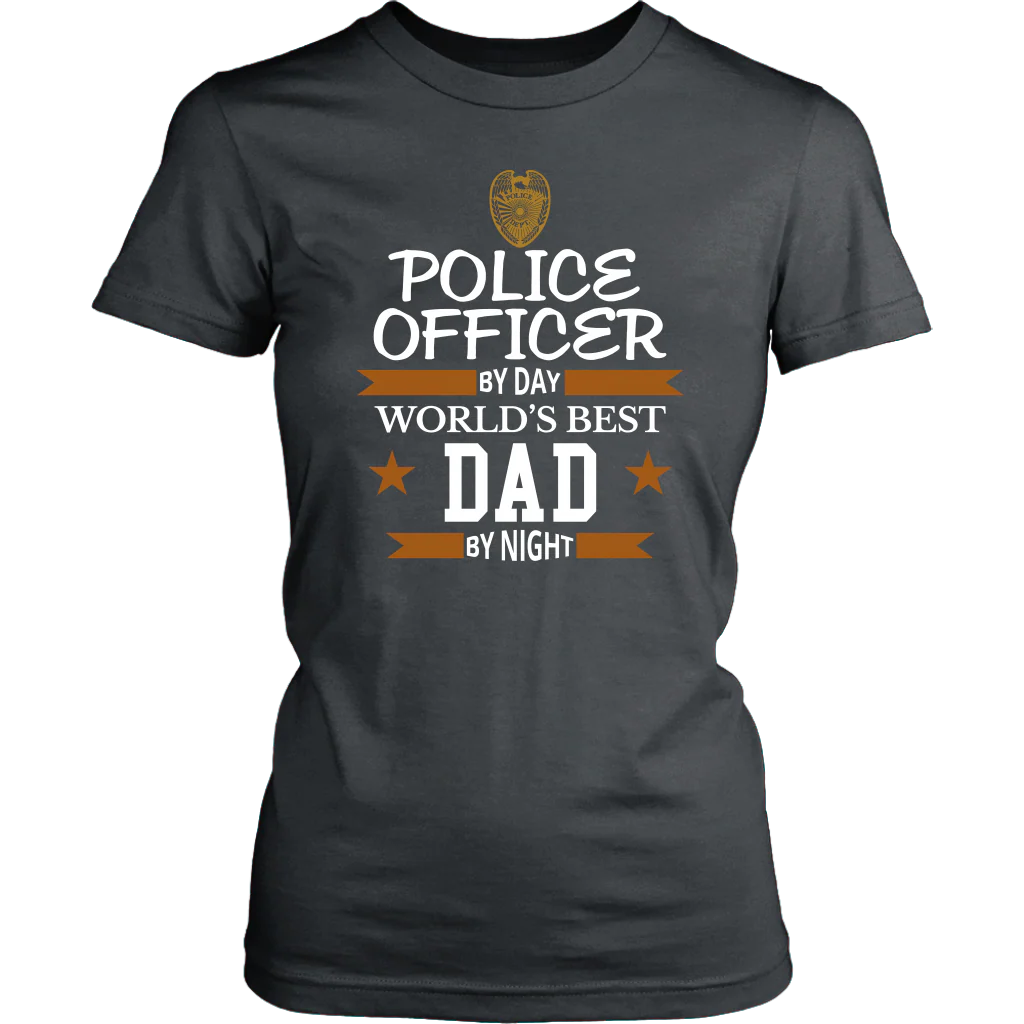 Police Officer By Day World's Best Dad By Night Shirt and Hoodie - Image 11