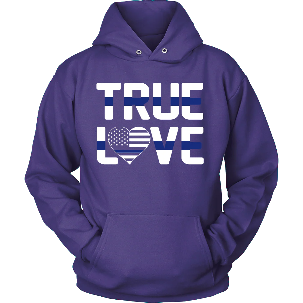 Thin Blue Line Police True Love - Shirt - Image 10