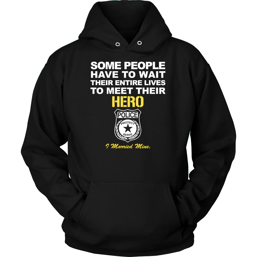 Police Wife - I Married My Hero Shirt - Image 10