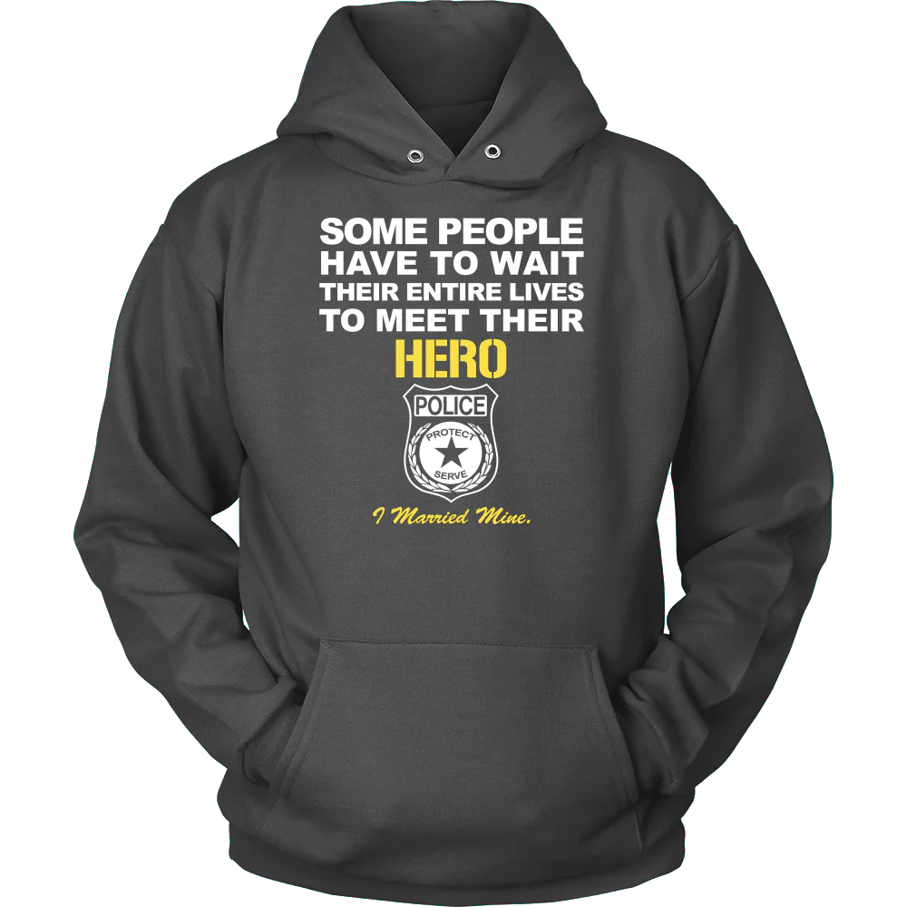 Police Wife - I Married My Hero Shirt - Image 11