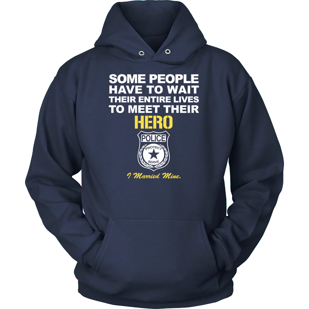Police Wife - I Married My Hero Shirt - Image 12