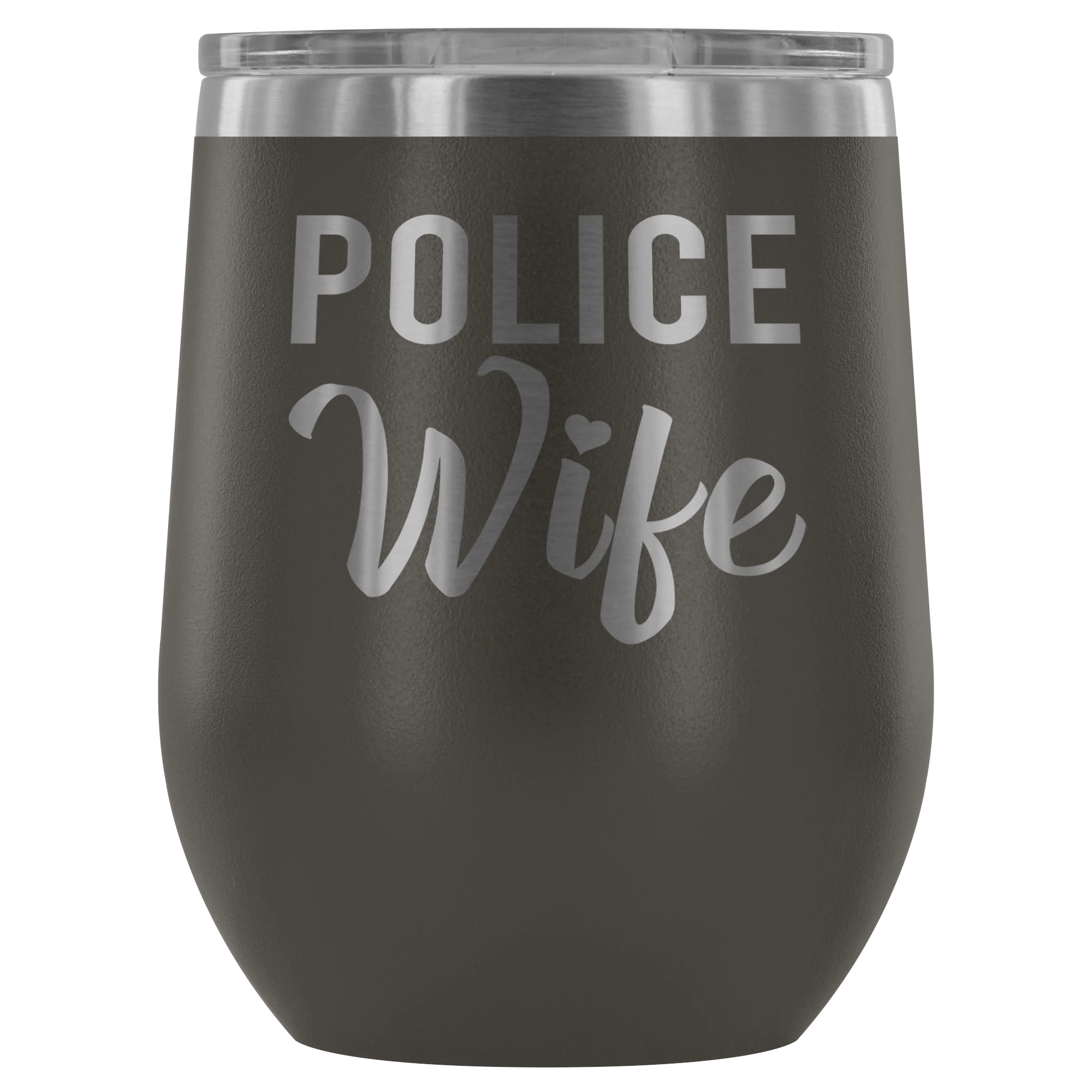 Police Wife Wine Tumbler - Image 12