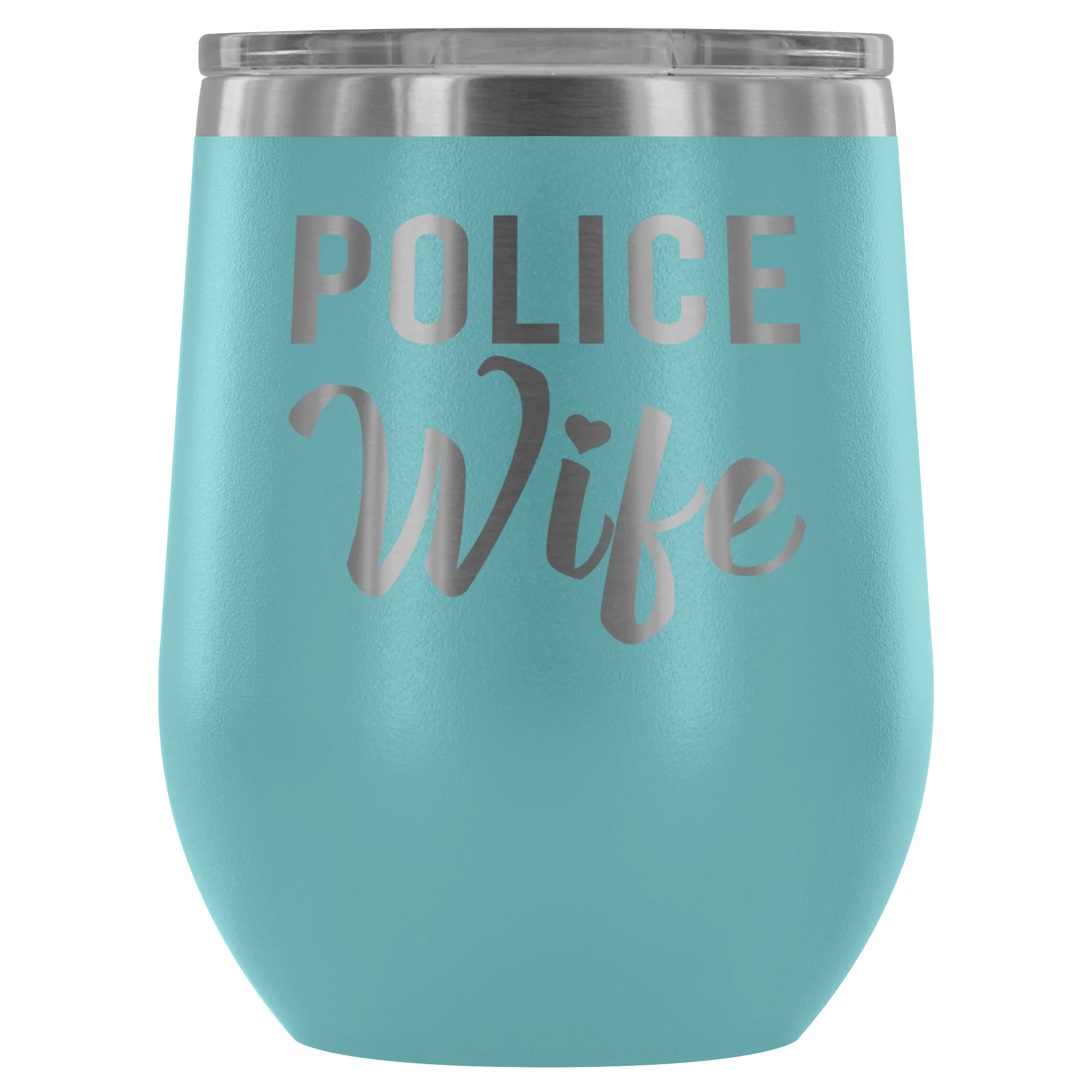 Police Wife Wine Tumbler - Image 4