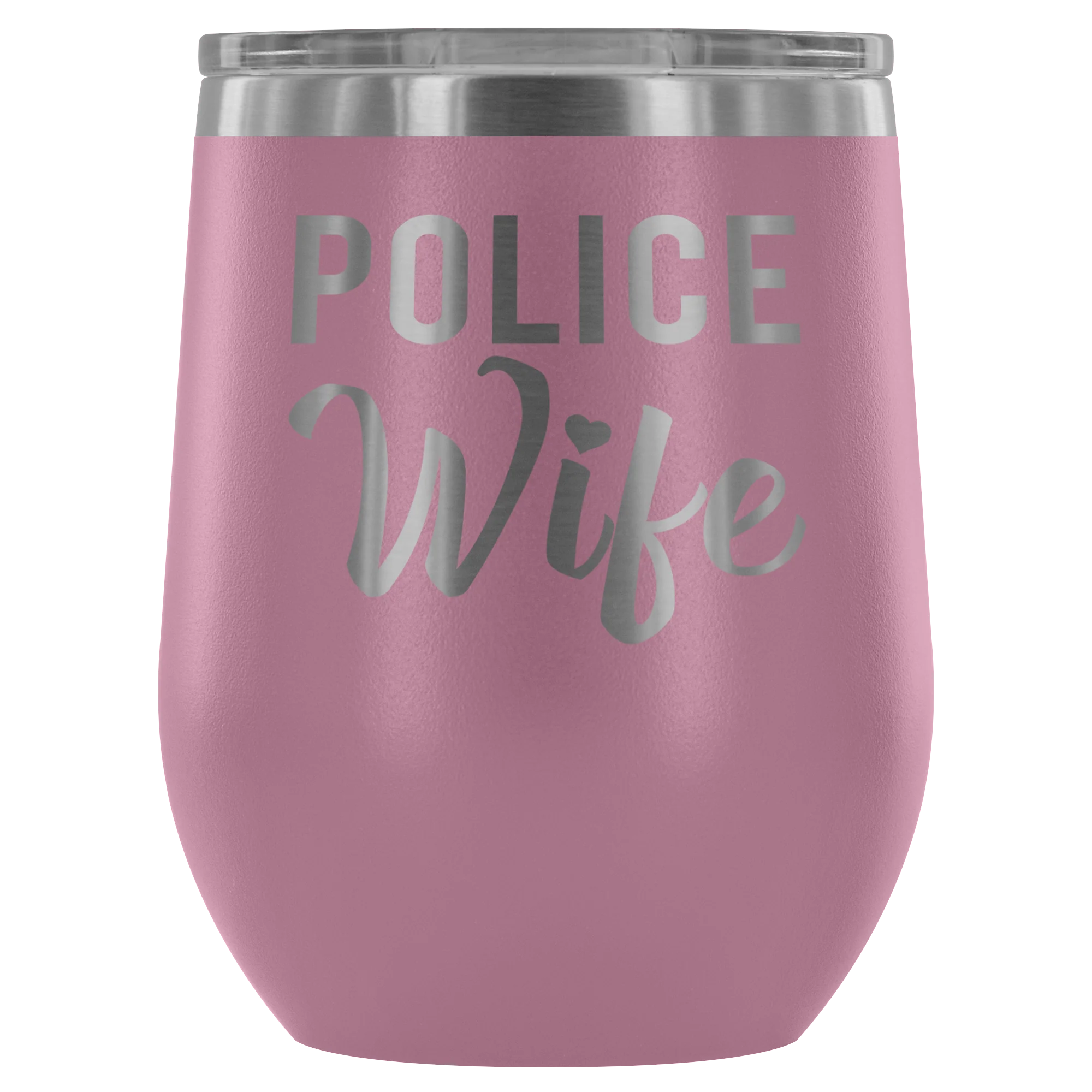 Police Wife Wine Tumbler - Image 5
