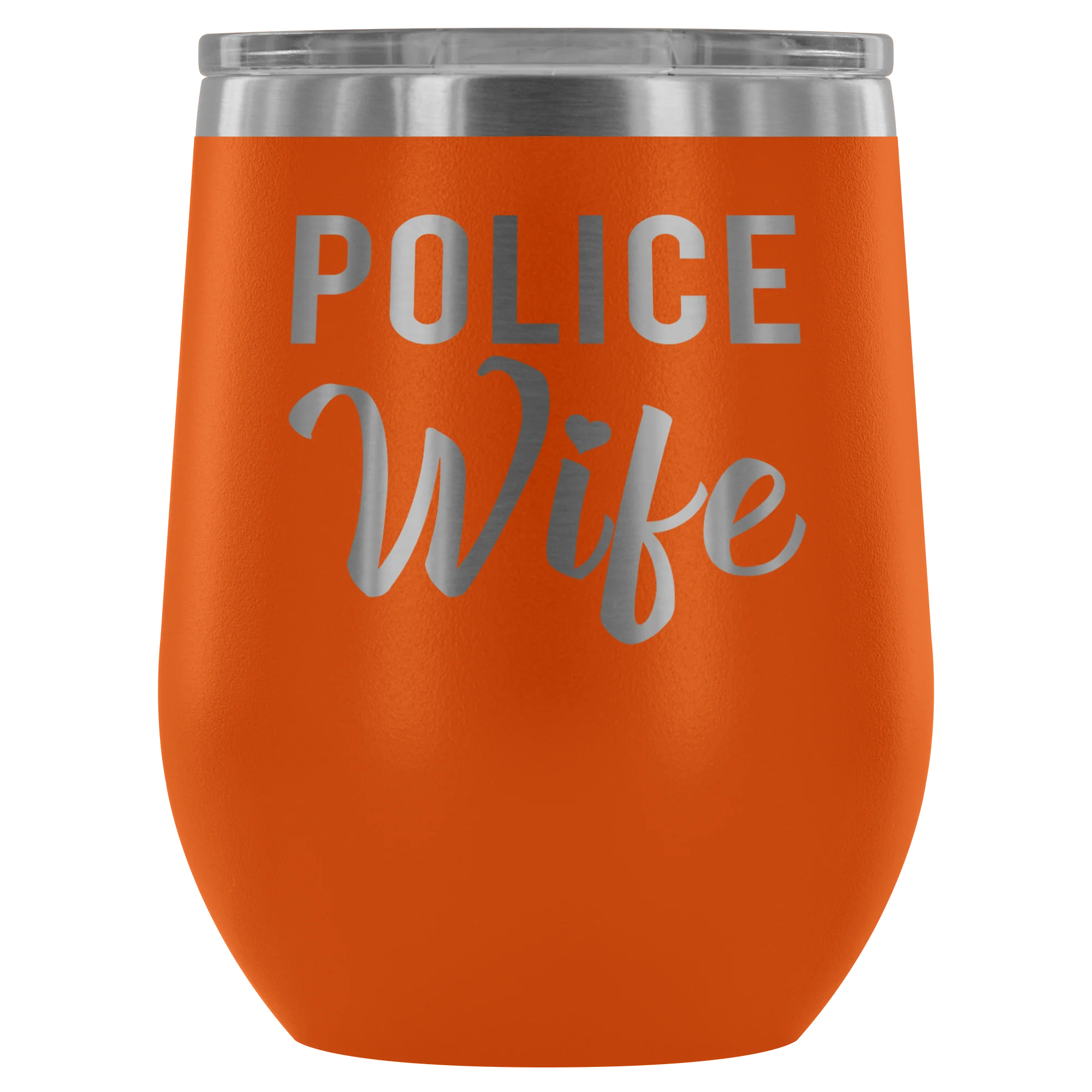 Police Wife Wine Tumbler - Image 6