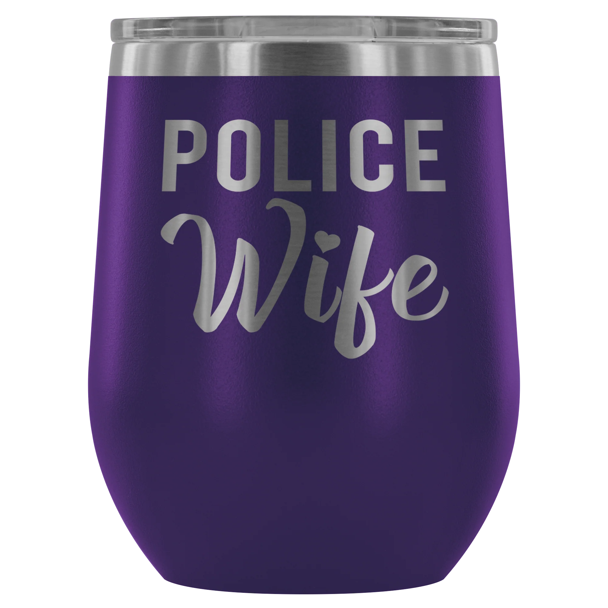 Police Wife Wine Tumbler - Image 8