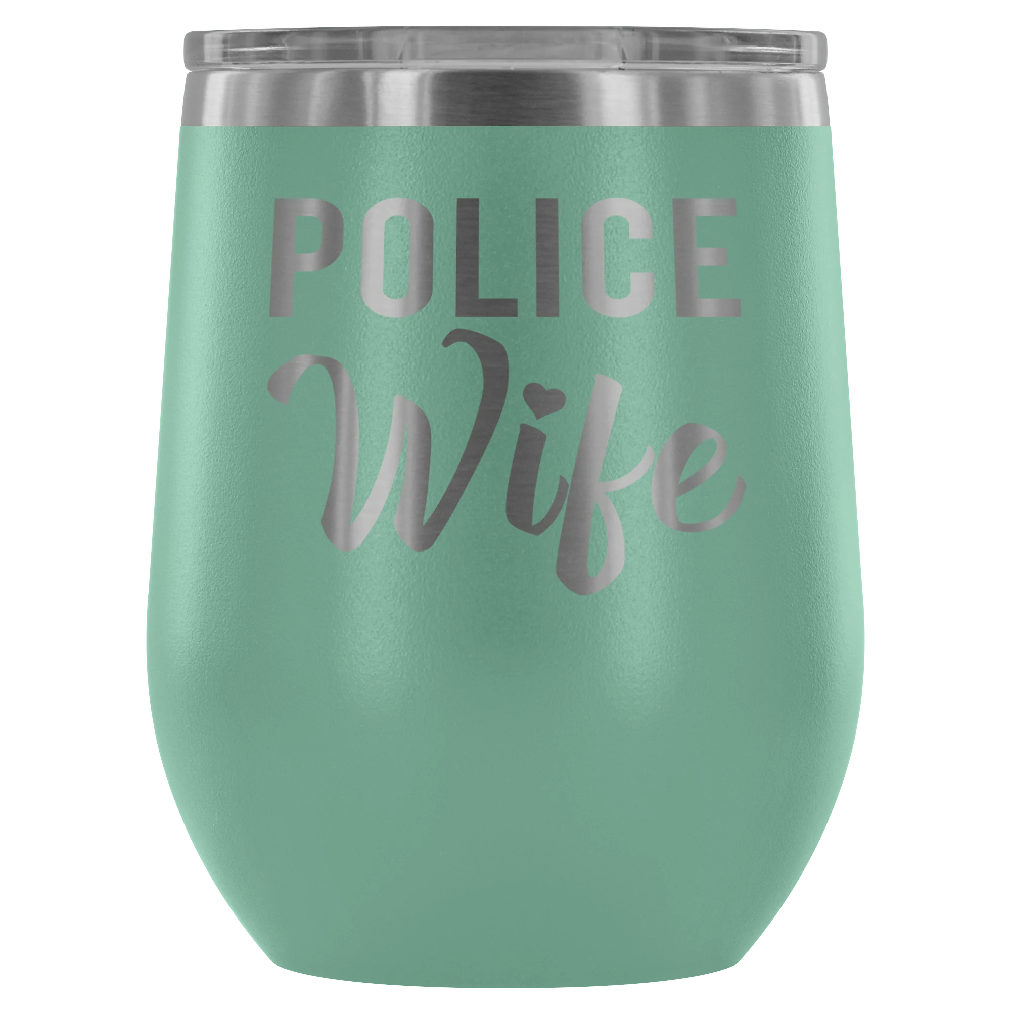 Police Wife Wine Tumbler - Image 9