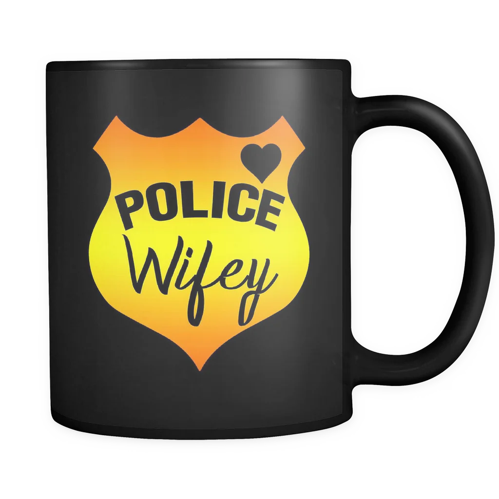 Police Wifey Shield Mug - Image 2