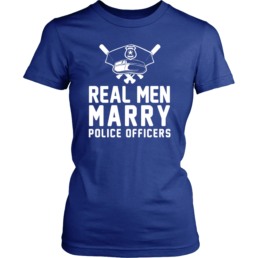 Real Men Marry Police Officers Shirt - Image 11