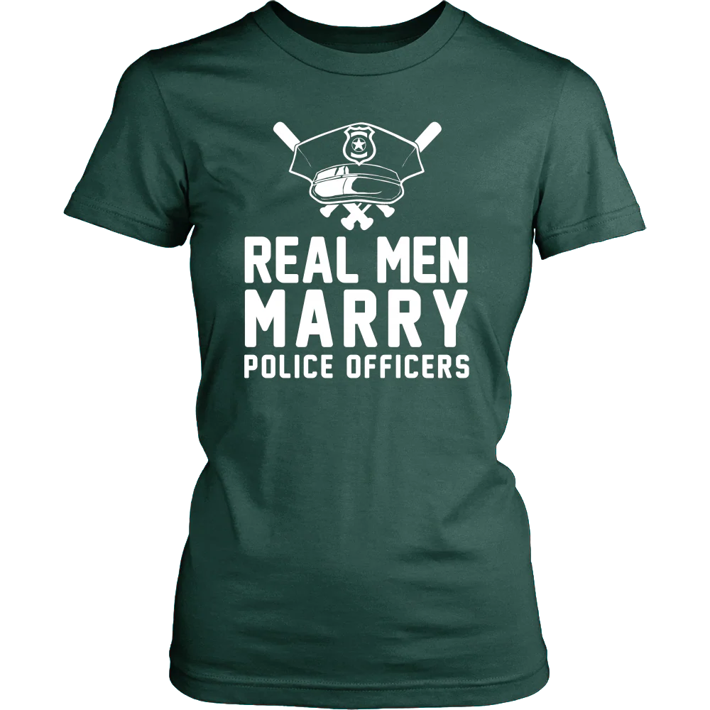 Real Men Marry Police Officers Shirt - Image 12
