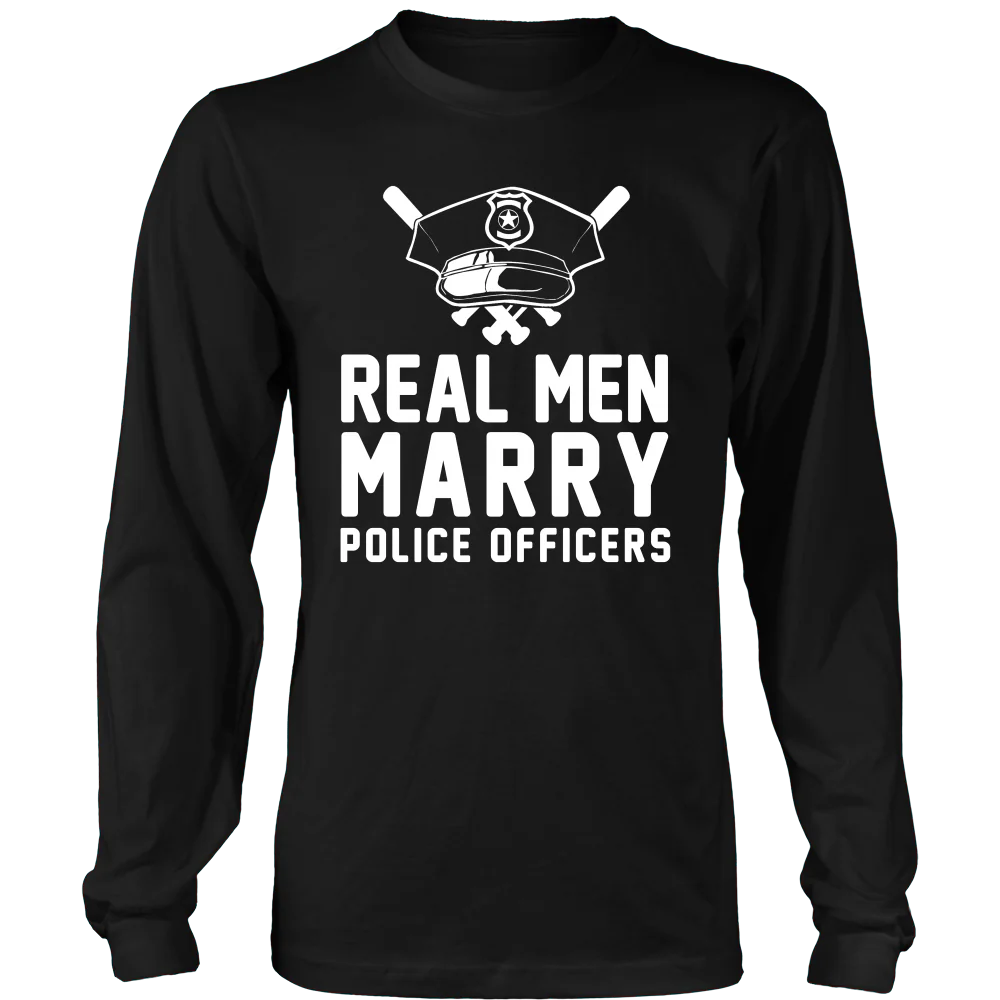 Real Men Marry Police Officers Shirt - Image 6
