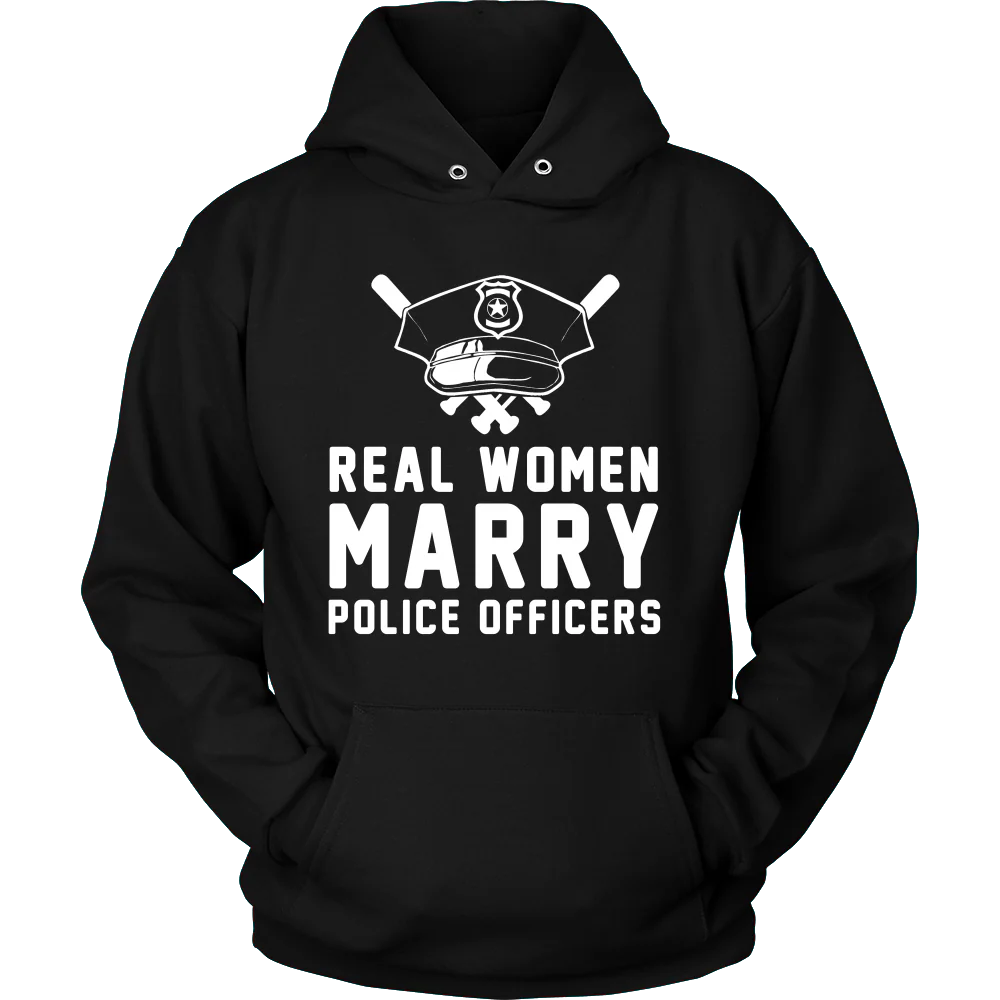 Real Women Marry Police Officers Shirt - Image 7