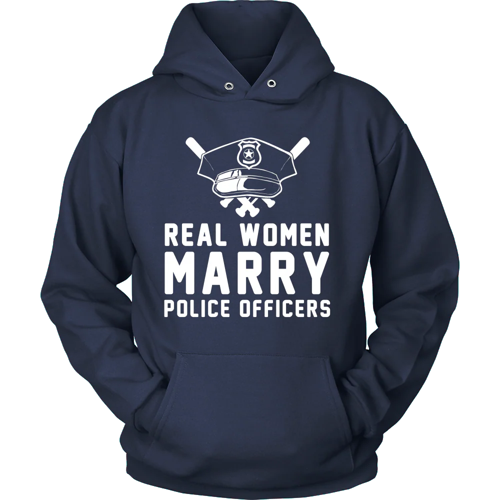 Real Women Marry Police Officers Shirt - Image 8