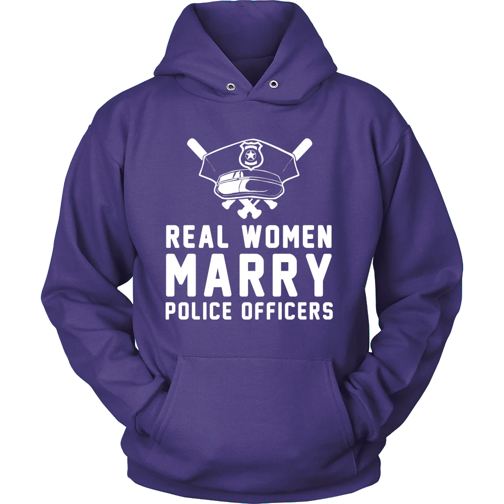 Real Women Marry Police Officers Shirt - Image 9